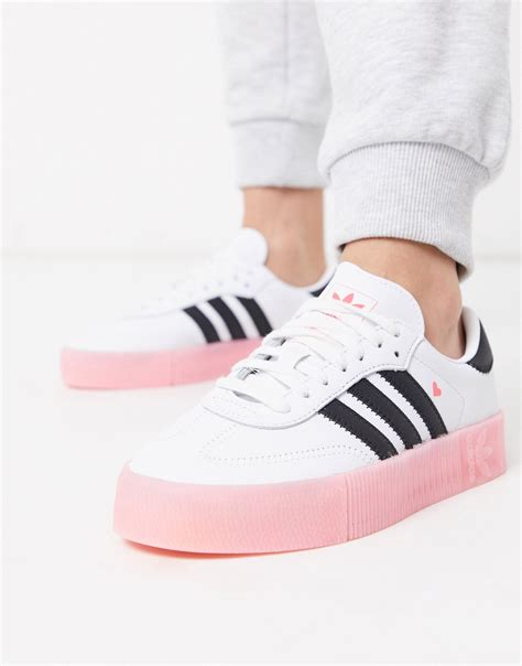 adidas original skateboarding rosa muster blau weiß|Rosa .